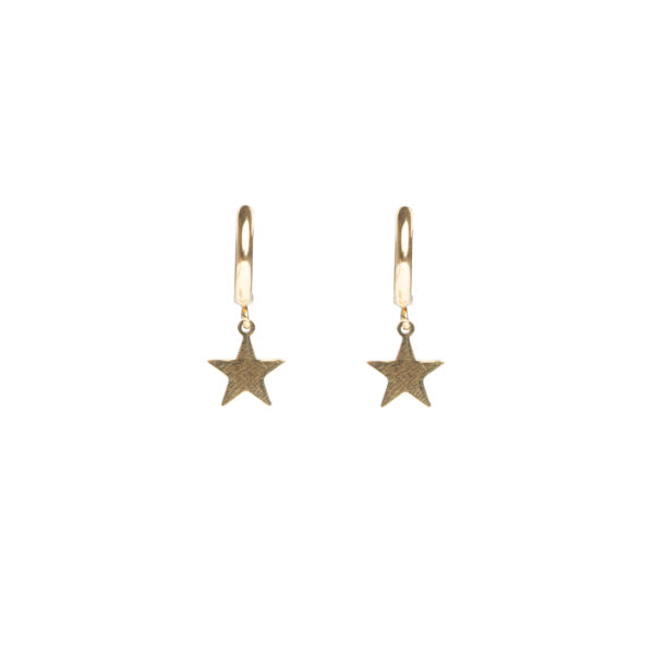 STAR HOOP - GOLD