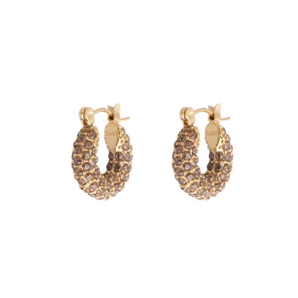 FULL BLING CREOLE SMALL - SOFT BROWN